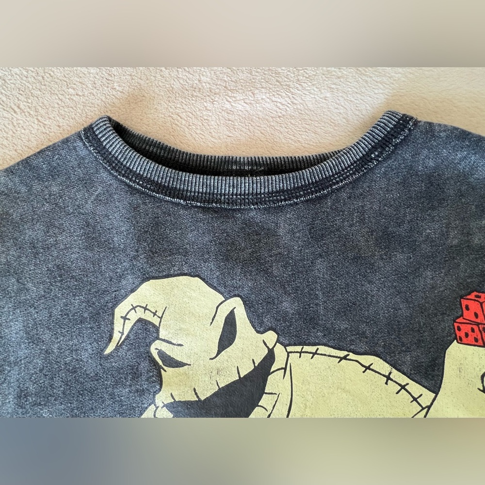 The Nightmare Before Christmas Oogie Boogie Sweatshirt - Picture 4 of 7